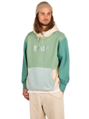 RIPNDIP Color Block Hoodie Blue Tomato